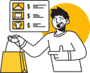 پیش‌نمایش فایل man-doing-online-shopping-7242854 از پک خرید آنلاین