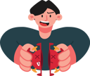 پیش‌نمایش فایل boy-fights-virus-7344177 از پک واکسیناسیون
