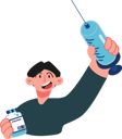 پیش‌نمایش فایل boy-fights-virus-with-vaccine-injection-7344155 از پک واکسیناسیون