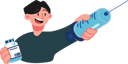 پیش‌نمایش فایل boy-holding-a-vaccine-vial-7344160 از پک واکسیناسیون