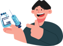 پیش‌نمایش فایل boy-holding-a-vaccine-vial-injection-7344151 از پک واکسیناسیون