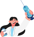 پیش‌نمایش فایل doctor-fights-virus-with-vaccine-injection-7344031 از پک واکسیناسیون