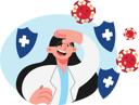 پیش‌نمایش فایل doctor-immune-from-virus-7344164 از پک واکسیناسیون