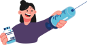پیش‌نمایش فایل girl-holding-a-vaccine-vial-injection-to-fight-virus-7344154 از پک واکسیناسیون