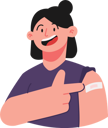 پیش‌نمایش فایل girl-showing-bandage-on-arm-after-vaccination-7344169 از پک واکسیناسیون