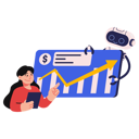 پیش‌نمایش فایل ai-robot-finance-assistant-and-analysis-10274975 از پک هوش مصنوعی