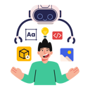 پیش‌نمایش فایل ai-robot-help-human-work-10274970 از پک هوش مصنوعی