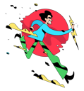 پیش‌نمایش فایل man-with-heavenly-lightning-6016639 از پک متنوع