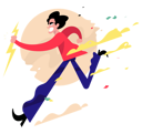 پیش‌نمایش فایل man-with-heavenly-lightning-6016641 از پک متنوع