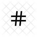 پیش‌نمایش فایل hashtag-4 از پک ارتباطات [glyph]
