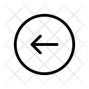 پیش‌نمایش فایل left-arrow-258 از پک خط ساده