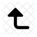 پیش‌نمایش فایل arrow-turn-left-up-5311324 از پک فلش