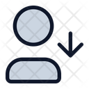 پیش‌نمایش فایل user-arrow-down-6169685 از پک کاربران