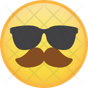 پیش‌نمایش فایل mustache-cool-1491027 از پک بامزه ایموجی