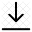 پیش‌نمایش فایل arrow-line-down-11331360 از پک رابط کاربری، سبک معمولی