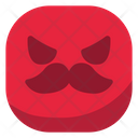 پیش‌نمایش فایل angry-face-with-mustache-3223118 از پک ایموجی‌ها