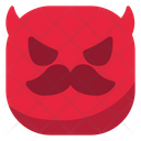 پیش‌نمایش فایل devil-face-and-mustache-3223116 از پک ایموجی‌ها