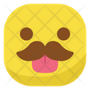 پیش‌نمایش فایل face-with-tongue-and-mustache-3223117 از پک ایموجی‌ها