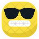 پیش‌نمایش فایل grimacing-face-with-glasses-3223104 از پک ایموجی‌ها