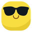 پیش‌نمایش فایل smile-face-with-glasses-3223106 از پک ایموجی‌ها