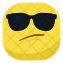 پیش‌نمایش فایل smirking-face-with-glasses-3223108 از پک ایموجی‌ها