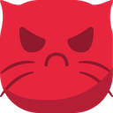 پیش‌نمایش فایل angry-3222895 از پک ایموجی‌ها گربه