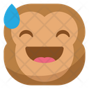 پیش‌نمایش فایل happy-3223001 از پک ایموجی‌ها میمون