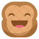 پیش‌نمایش فایل happy-3223002 از پک ایموجی‌ها میمون