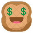 پیش‌نمایش فایل money-3223012 از پک ایموجی‌ها میمون