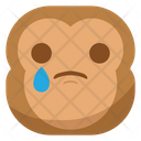 پیش‌نمایش فایل sad-3223019 از پک ایموجی‌ها میمون