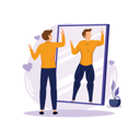پیش‌نمایش فایل man-looking-in-mirror-6772239 از پک ویژگی‌های شخصیتی