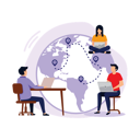 پیش‌نمایش فایل business-outsourcing-7451874 از پک ایلاستریشن هوش تجاری