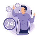 پیش‌نمایش فایل customer-support-7454749 از پک ایلاستریشن هوش تجاری