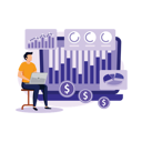 پیش‌نمایش فایل financial-data-management-7454751 از پک ایلاستریشن هوش تجاری