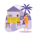 پیش‌نمایش فایل beach-bar-7450941 از پک افراد کسب و کار