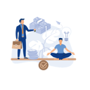 پیش‌نمایش فایل balance-between-time-and-work-7491641 از پک فعالیت‌های تجاری