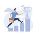 پیش‌نمایش فایل businessman-running-towards-career-growth-7491643 از پک فعالیت‌های تجاری