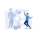 پیش‌نمایش فایل referral-program-abstract-concept-vector-illustration-7486477 از پک تعادل کار و خانواده