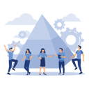 پیش‌نمایش فایل people-with-success-pyramid-7549034 از پک فعالیت‌های تجاری