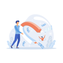 پیش‌نمایش فایل attracting-online-customers-7819466 از پک فناوری بازاریابی