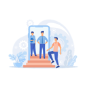پیش‌نمایش فایل man-having-online-conference-call-7819041 از پک توسعه نرم‌افزار