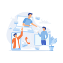 پیش‌نمایش فایل online-business-teamwork-7823636 از پک کار تیمی و امور مالی
