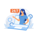 پیش‌نمایش فایل 24-hours-technical-support-7861367 از پک دستیار آنلاین