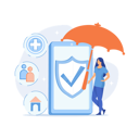 پیش‌نمایش فایل customer-getting-insurance-coverage-7929941 از پک اجتماعی و امنیت