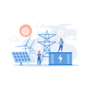 پیش‌نمایش فایل battery-energy-storage-from-renewable-solar-and-wind-power-station-7946697 از پک منابع تجدیدپذیر