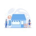 پیش‌نمایش فایل 24-hours-open-shop-7982138 از پک برنامه‌ریزی استراتژی بازاریابی