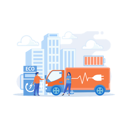 پیش‌نمایش فایل electric-truck-7983086 از پک فعالیت‌های تجاری