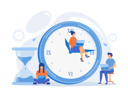 پیش‌نمایش فایل busy-people-hurry-up-to-complete-tasks-in-deadline-time-8048119 از پک توسعه کسب و کار