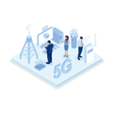 پیش‌نمایش فایل 5g-network-technology-8120265 از پک ایلاستریشن ایزومتریک مدیریت مالی
