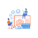 پیش‌نمایش فایل finance-digital-transformation-10627428 از پک بانکداری آنلاین موبایلی